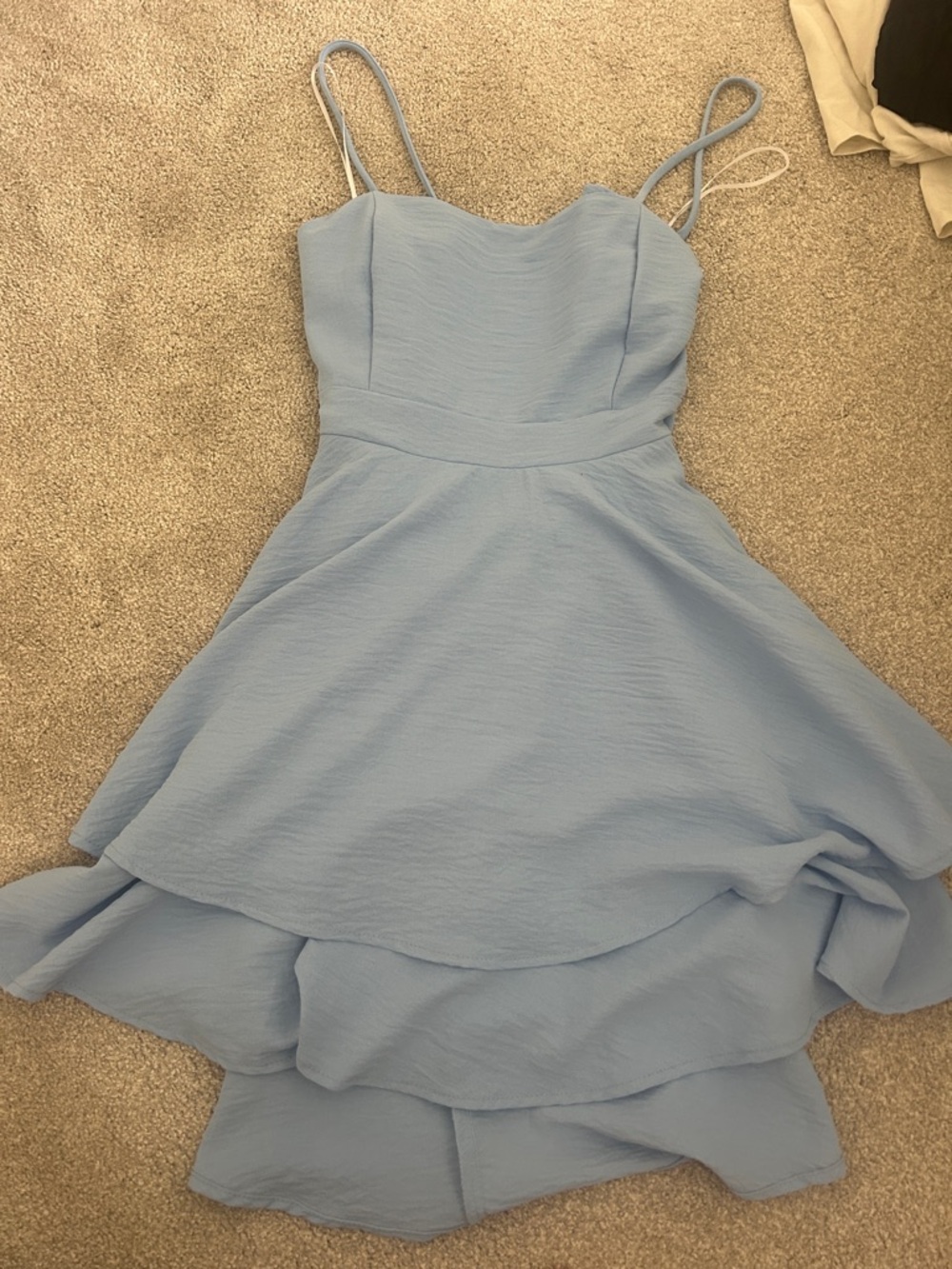 Lovely Day Pastel Blue Bardot Blouse